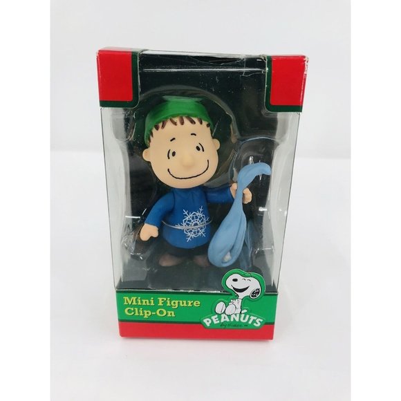 2013 Charlie Brown Lucy And Linus Christmas Ornament Mini Figure Clip On Peanuts - Picture 2 of 16